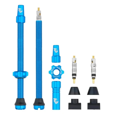WOLF TOOTH Ventilky Tubeless Valve Stem Kit 80mm Modrá