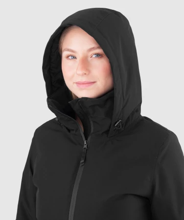 WOOX Abedul Black Beauty dámský kabát