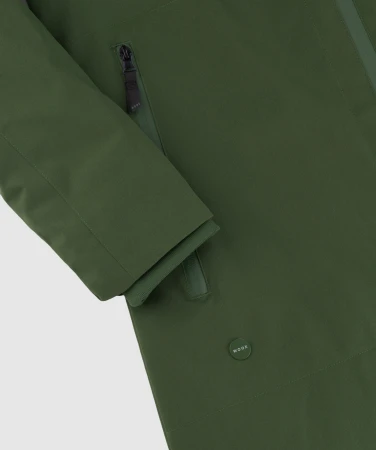 WOOX Abedul Rifle Green dámský kabát