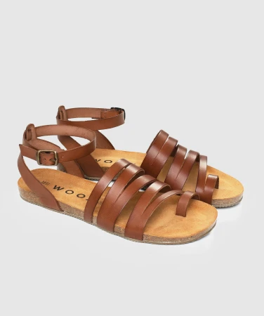 Woox Aesta Fuscus Brown dámské sandály