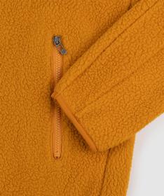 Woox Fleecová Mikina Anngat Buckthorn Brown