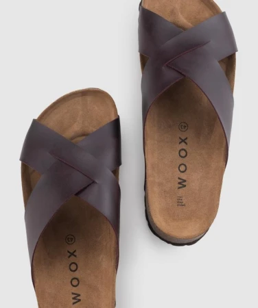 WOOX Assoro Brown pánské nazouváky