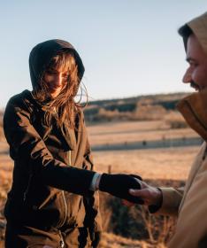 Woox Aston Anthracite dámská větrovka