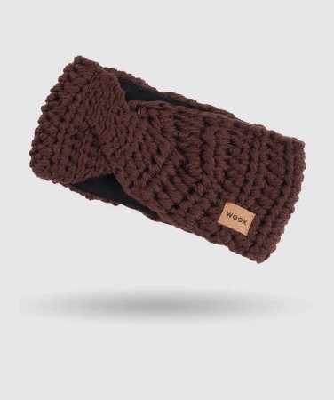 WOOX Atrek Brown merino pánská čelenka