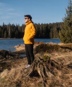 Woox Fleecová Mikina Attu Buckthorn Brown