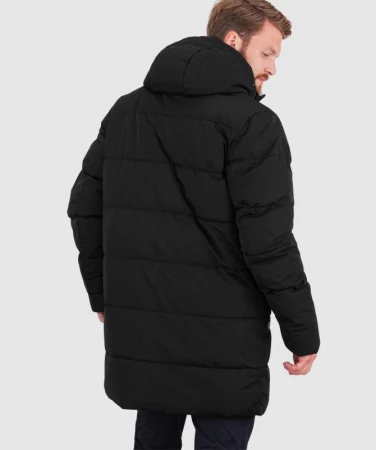 Woox Baffin Anthracite pánská parka + triko zdarma