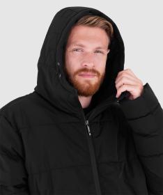 Woox Baffin Anthracite pánská parka + triko zdarma