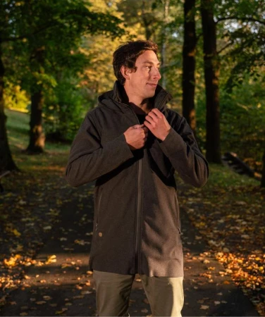 WOOX Berga Black Beauty pánská softshellová parka