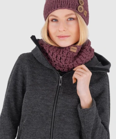 WOOX Berry Neckerchief vínový pánský nákrčník