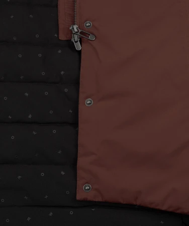 WOOX Bowery Bitter Chocolate dámský kabát