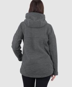 Woox Laval Castor Grey woolshellová bunda