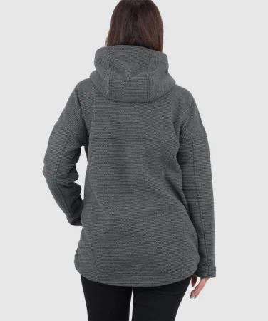 Woox Laval Castor Grey woolshellová bunda