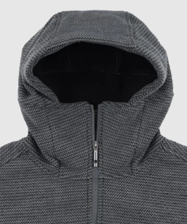 Woox Laval Castor Grey woolshellová bunda