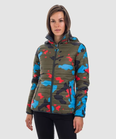 WOOX Pinna Camo dámská oboustranná bunda