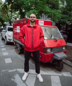 Woox Buren Chili Pepper pánska vetrovka