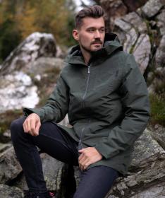 Woox Carnaby Kombu Green pánska zimná bunda