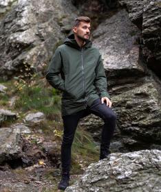 Woox Carnaby Kombu Green pánska zimná bunda