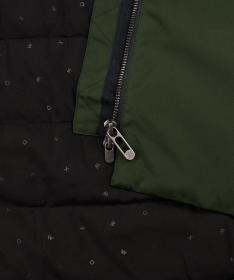 Woox Carnaby Kombu Green pánska zimná bunda