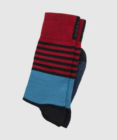 WOOX Chiswick Blue pánské merino ponožky