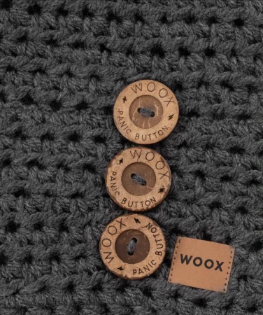 WOOX DG Button Beanie tmavě šedá pánská čepice