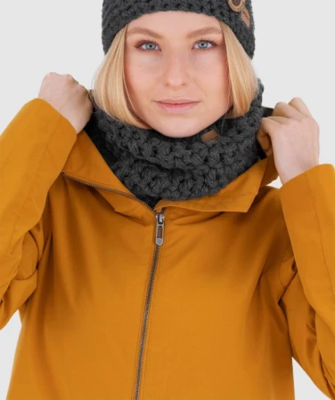 WOOX DG Neckerchief tmavě šedý pánský nákrčník