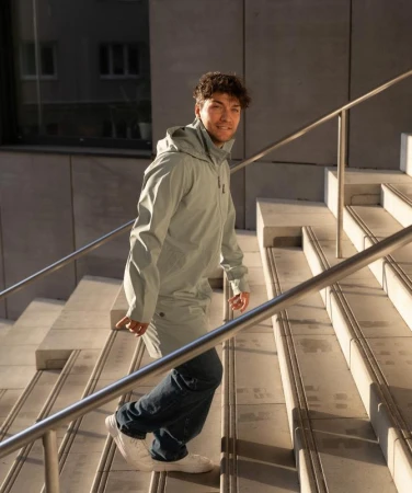 WOOX Ede Iceberg Green pánská softshellová parka