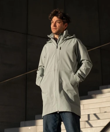 WOOX Ede Iceberg Green pánská softshellová parka