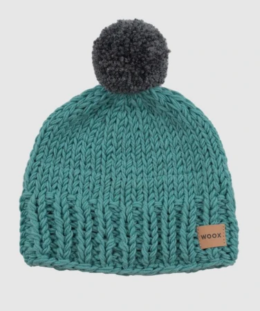 WOOX Ejby Marine Green Merino dětská čepice