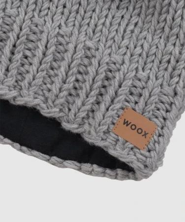WOOX Ejby Junior Ultimate Grey dětská merino čepice