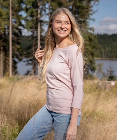 WOOX Ellen Long Burnished Lilac dámské triko