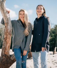 Woox Facilis Putamen Dark Chica dámská bunda + triko zdarma