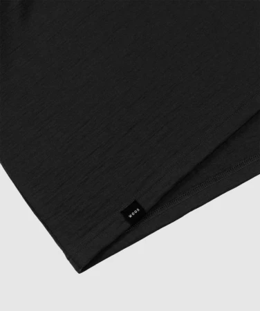WOOX Fairlie Anthracite pánské merino triko
