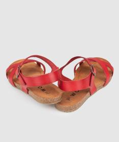 Woox Fidea Red dámské sandály