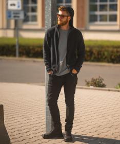 Woox Gaudu Blue Graphite svetr