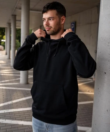 WOOX Hansel Black Beauty pánská mikina