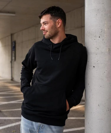 WOOX Hansel Black Beauty pánská mikina