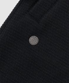 Woox Harlem Black Beauty woolshellový kabát