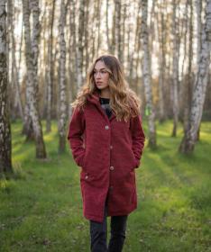 Woox Woolshellový kabát Harlem Lava Falls