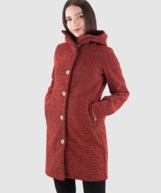 Woox Woolshellový kabát Harlem Lava Falls