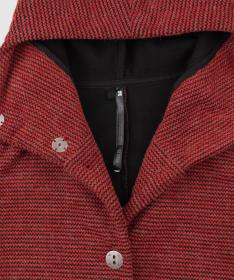 Woox Woolshellový kabát Harlem Lava Falls