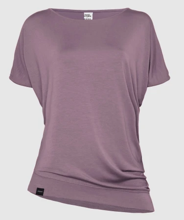 WOOX Hornus Black Plum dámské triko