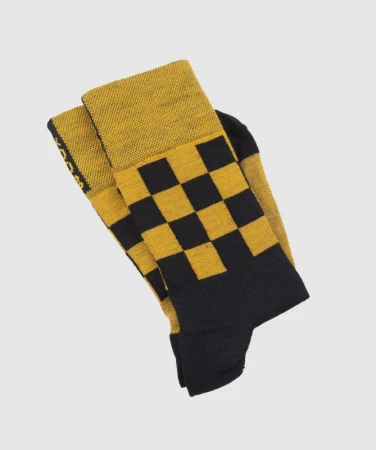 WOOX Iakora Yellow pánské merino ponožky