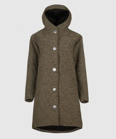 WOOX Itatira Moss Gray dámský kabát