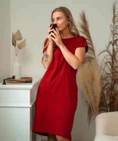 Woox Jomitan Red Dahlia šaty