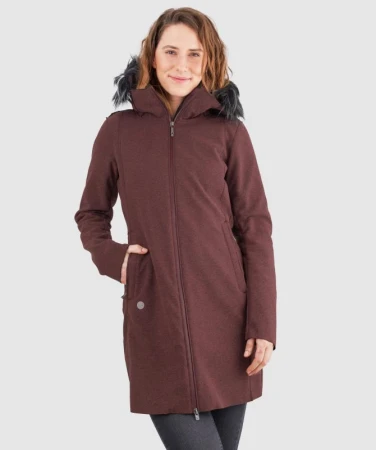 WOOX Colpi Oxblood Red dámský softshellový kabát