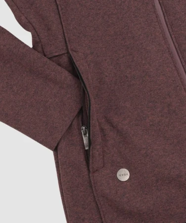 WOOX Colpi Oxblood Red dámský softshellový kabát