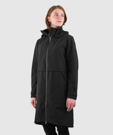 WOOX Vallen Black Beauty dámský softshellový kabát
