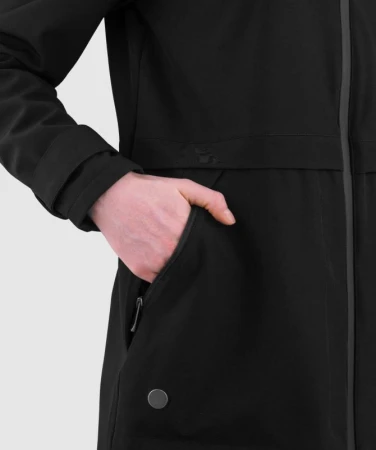 WOOX Vallen Black Beauty dámský softshellový kabát