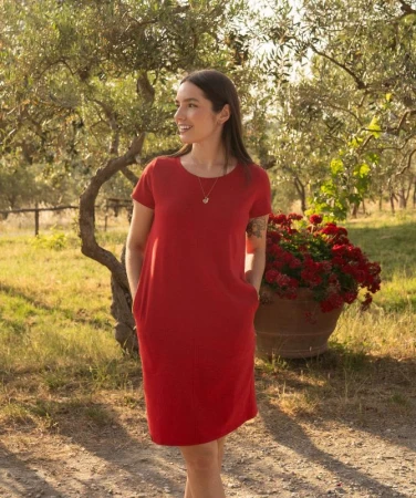 WOOX Kamisu Haute Red dámské šaty