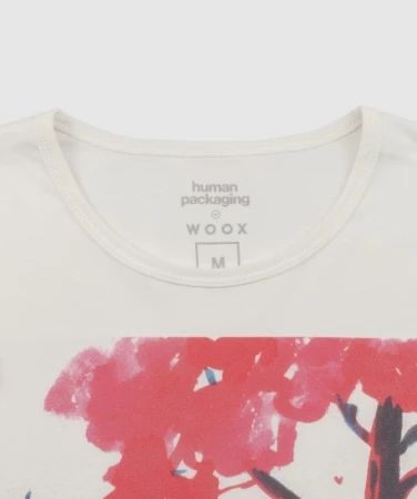 WOOX Kaskády Off White pánské triko